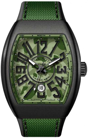 Wholesale Franck Muller Vanguard Camouflage V 45 SC DT CAMOU GRNR MC.TT watch